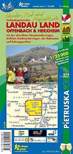 Rad-, Wander- und Freizeitkarte Landau Land