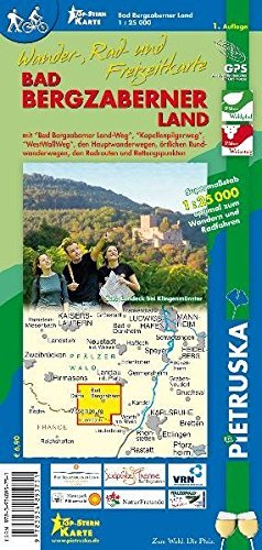 Wander-, Rad- und Freizeitkarte Bad Bergzaberner Land